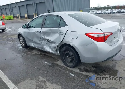2015 Toyota Corolla Le from USA, damaged, VIN 2T1BURHE5FC359733